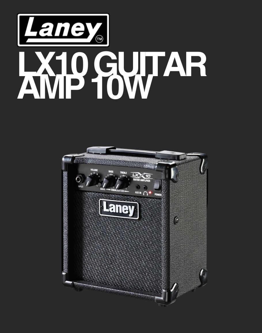 Laney Guitar Combo 10 watts - LX10-Black