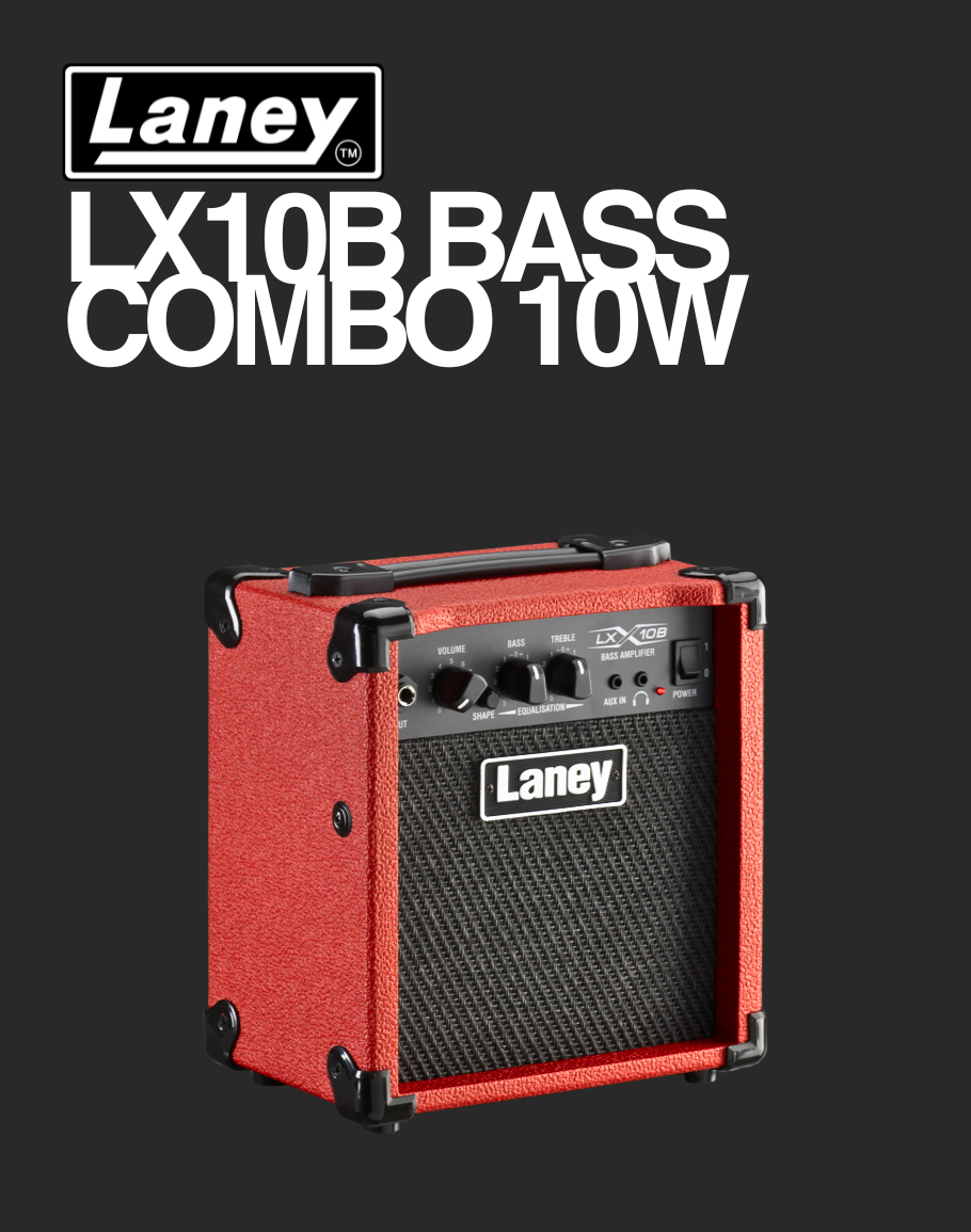 Laney Bass Combo - LX10B Red