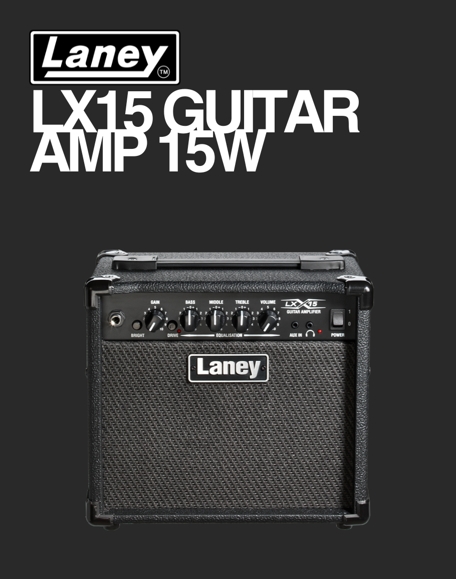 Laney Guitar Combo 15 watts – LX15-Black