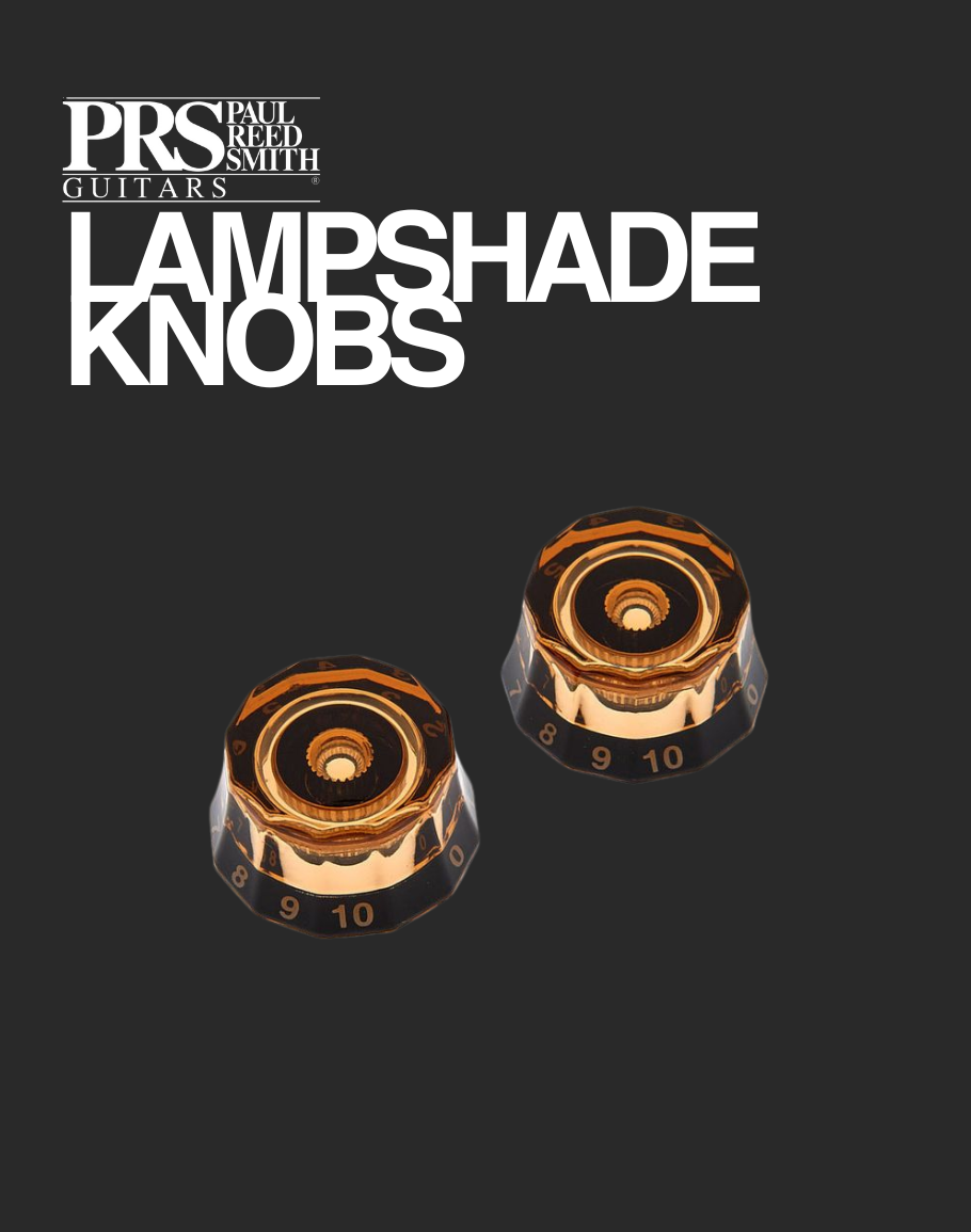 PRS Lampshade Knobs - Amber