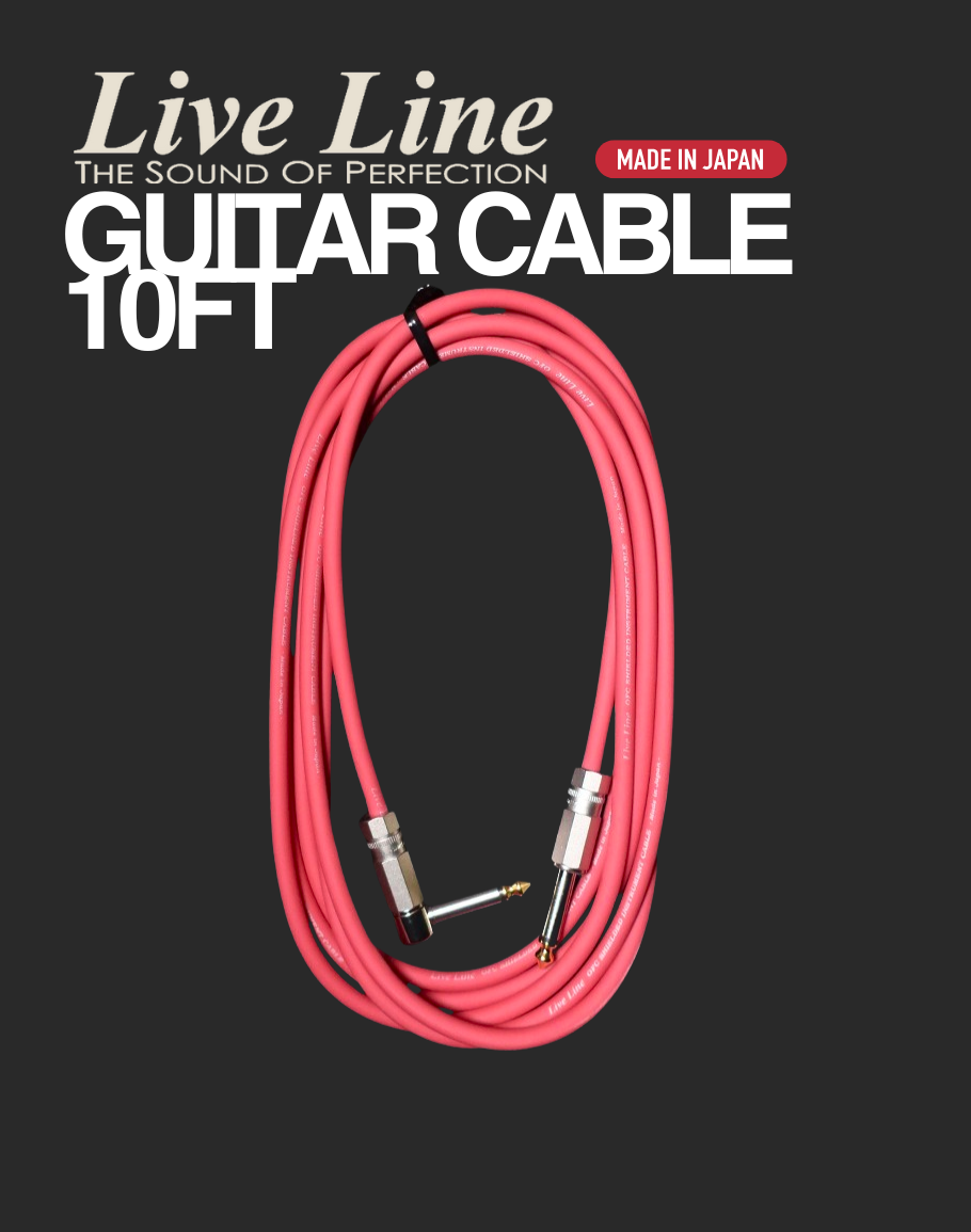 Liveline Japan Instrument Cable 3M - Red