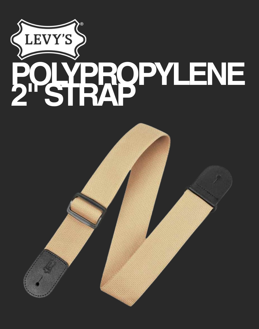Levy’s Guitar Strap – M8POLY-TAN