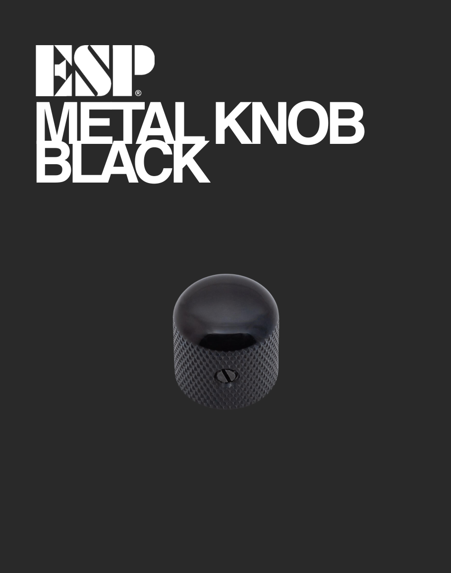 ESP Metal Knob - Black