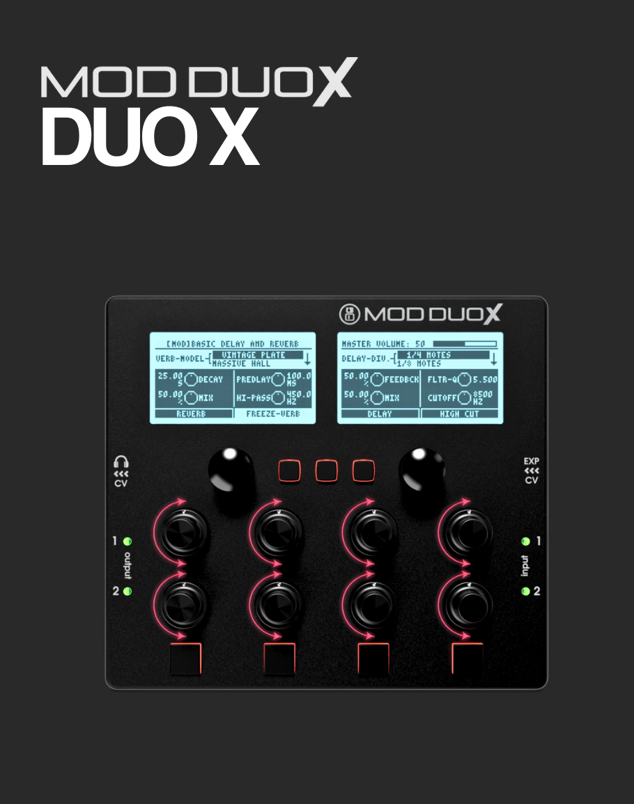 MOD Duo X – Desktop Audio Processing Device