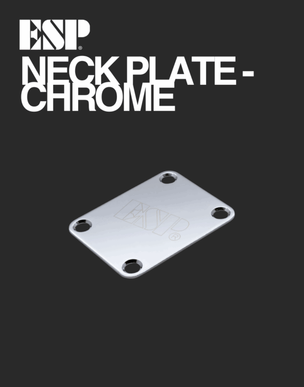ESP Neck Plate - Chrome