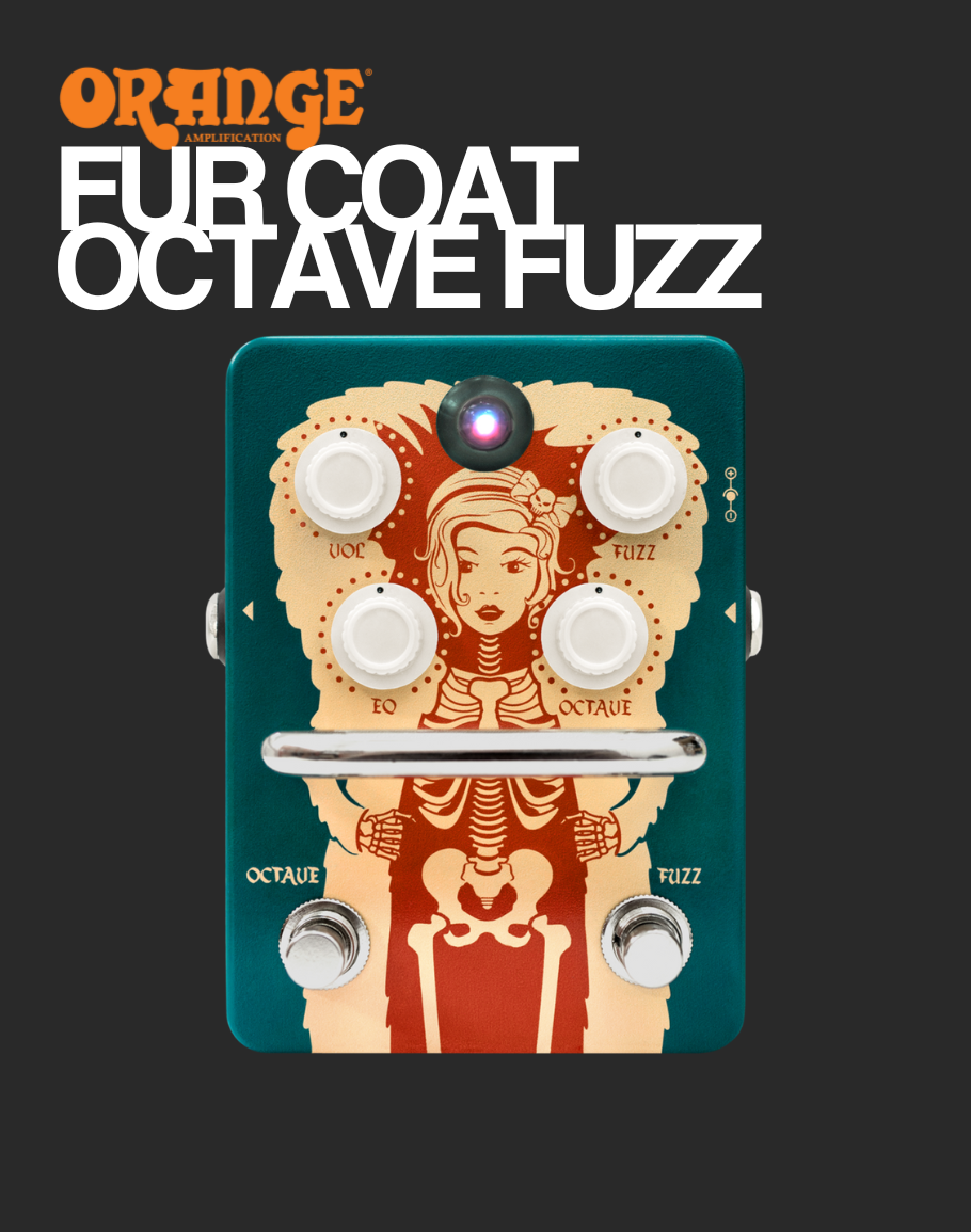 Orange Fur Coat Octave Fuzz Guitar Pedal – Davis Guitar Orange Fur Coat Octave Fuzz Guitar Pedal – Davis Guitar