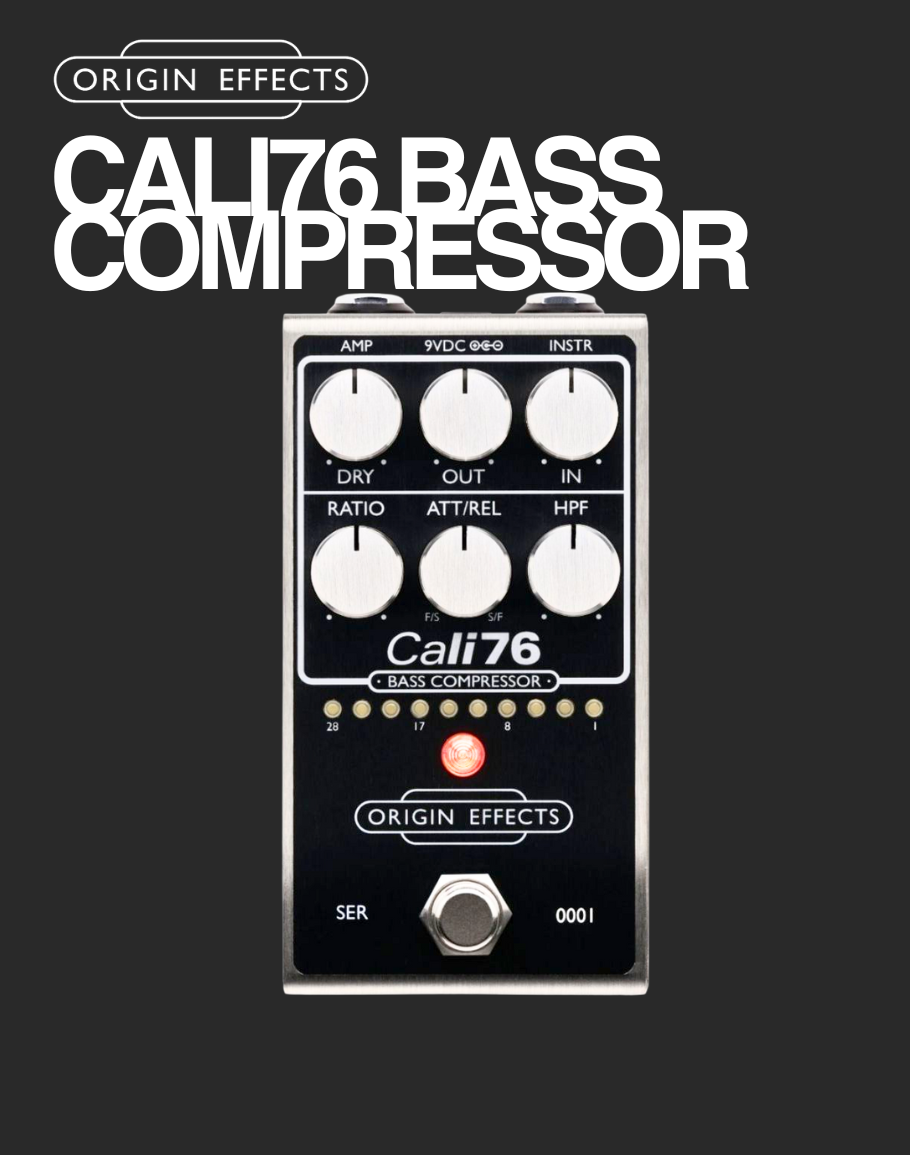 PRE-ORDER Origin Cali76 Bass Compressor - Black – DavisGuitar2