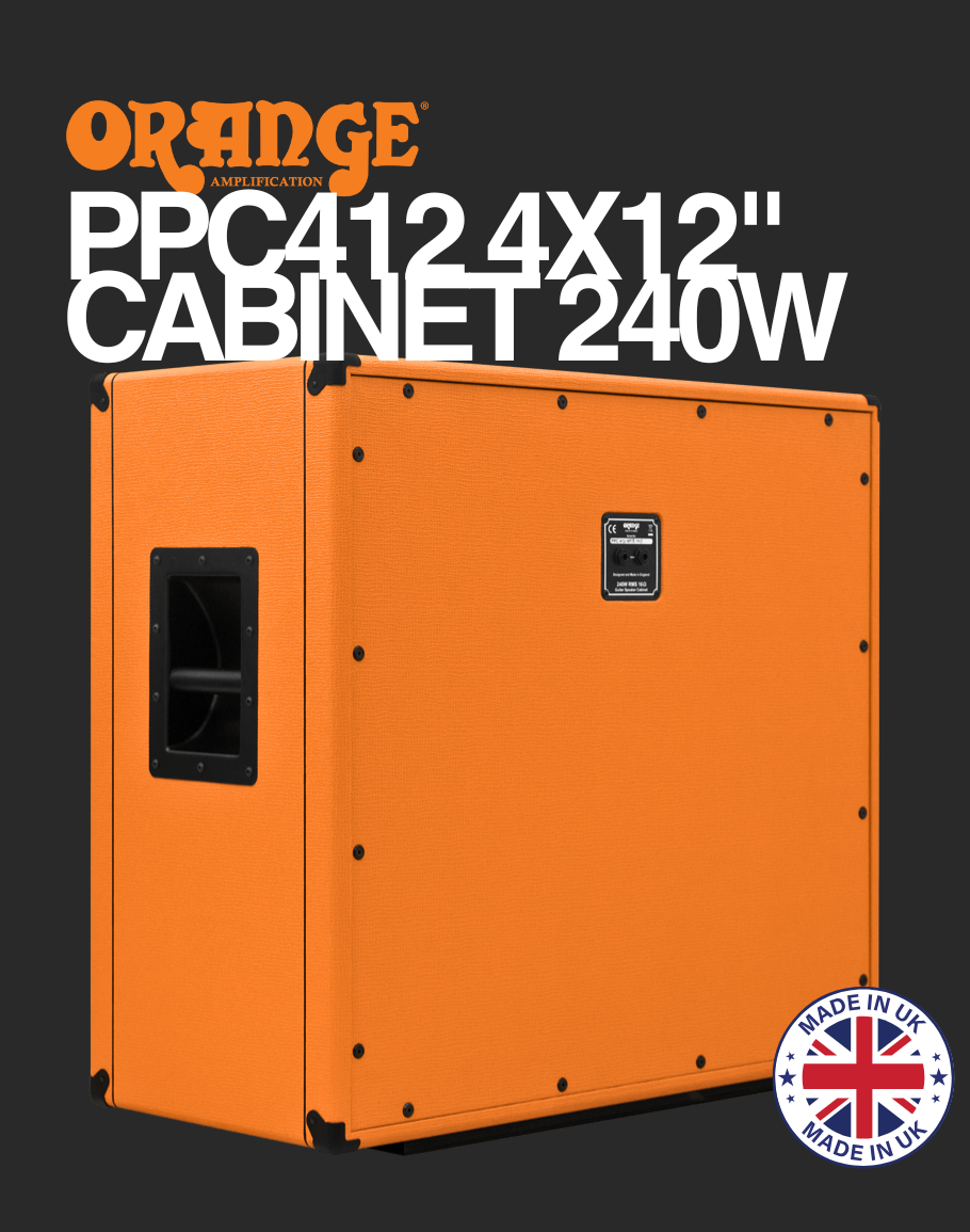 Orange PPC412 4x12" Electric Amp Cabinet (Made in UK)