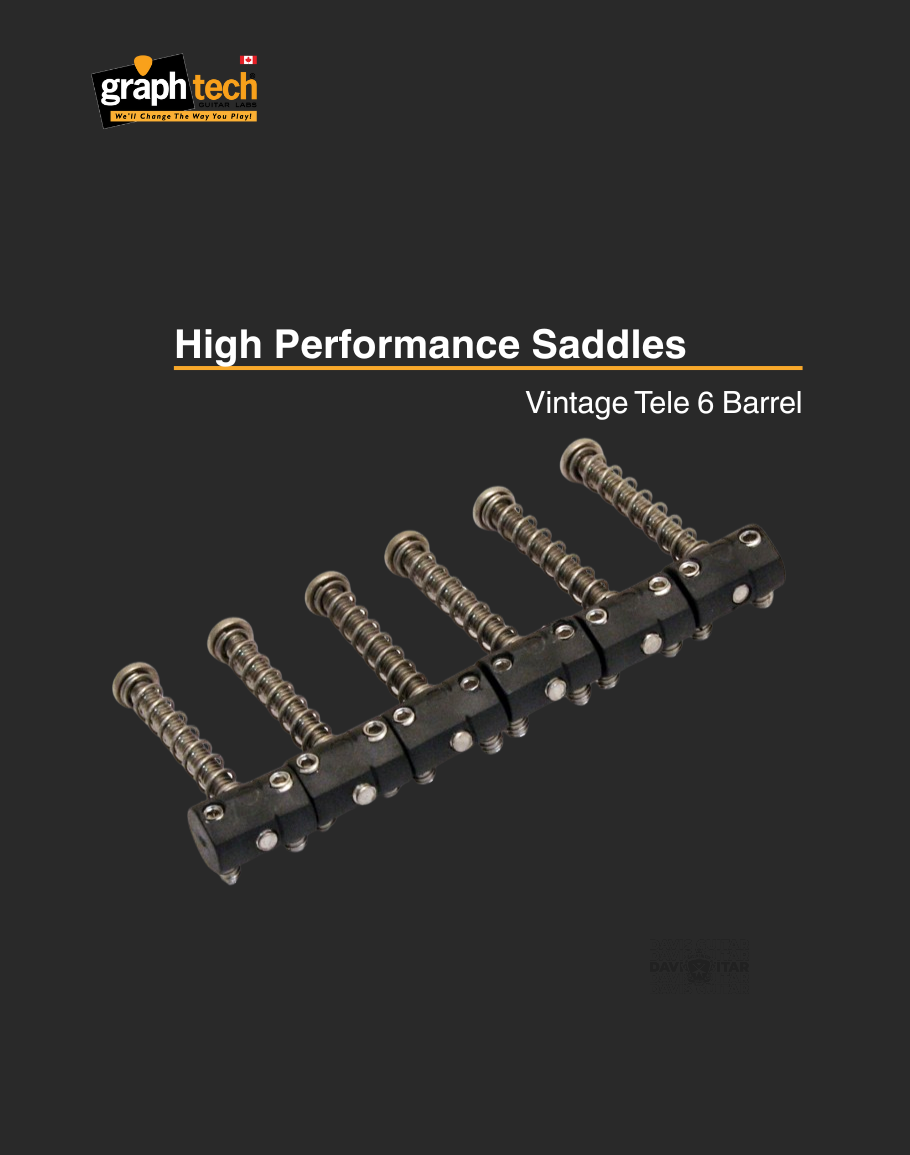 Graphtech SS Vintage Tele 6 Barrel - PS-8166-00