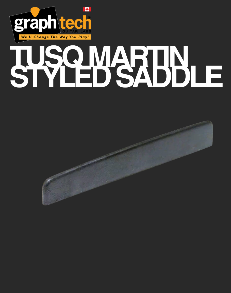 Tusq Martin Styled Acoustic Saddle - PS-9100-00