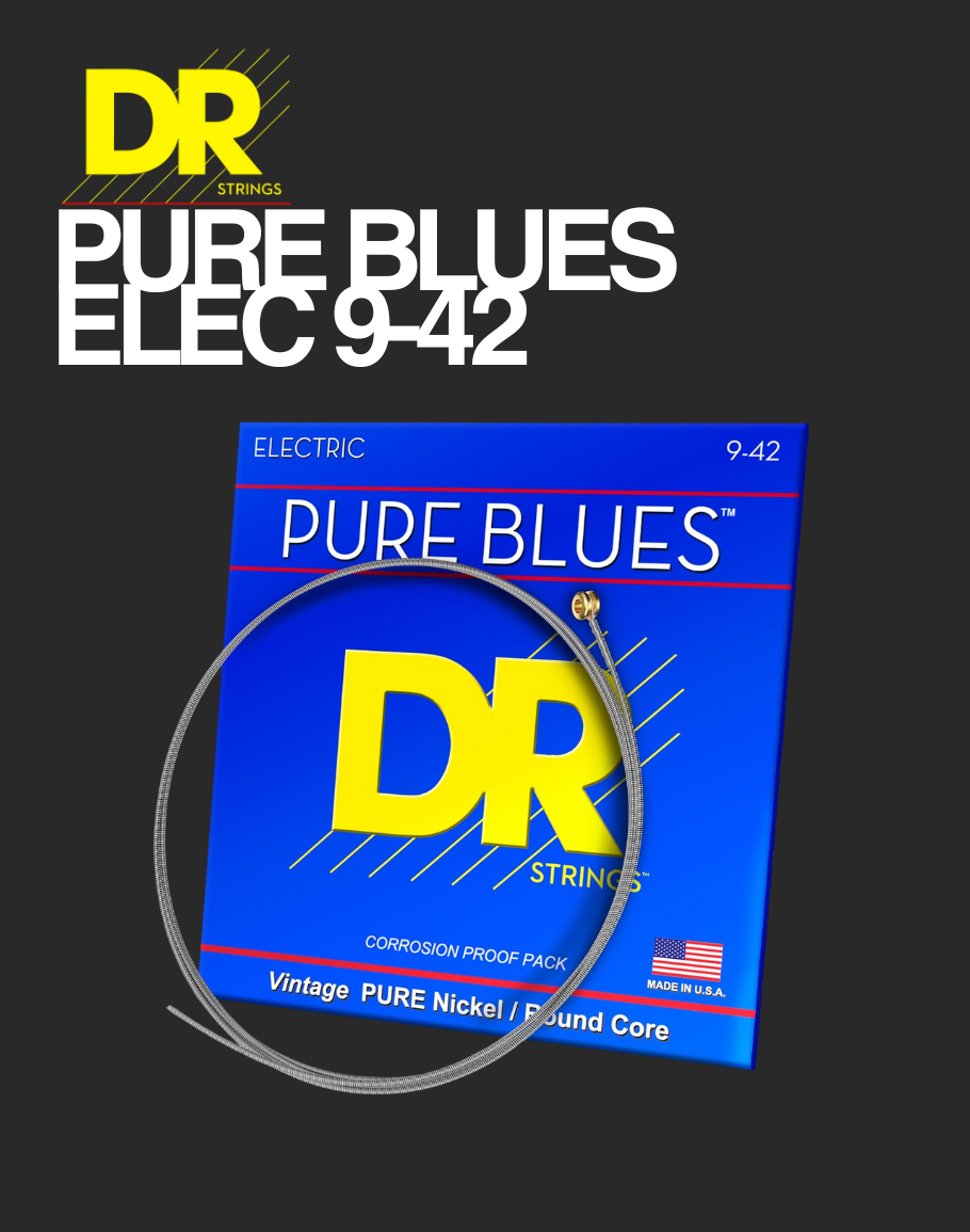 DR Pure Blues Pure Nickel Electric - 9-42