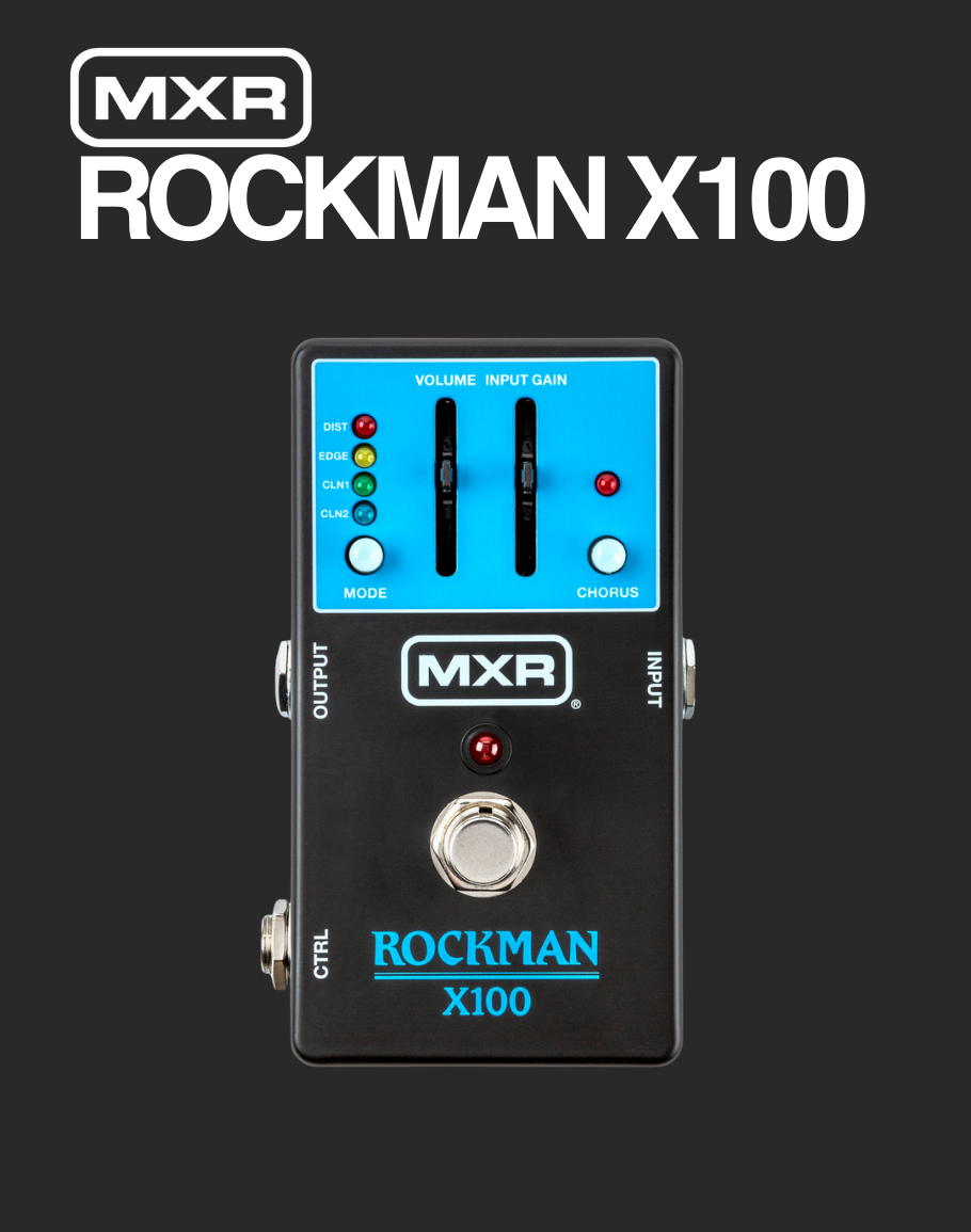 MXR Rockman X100 Analog Tone Processor Guitar Pedal