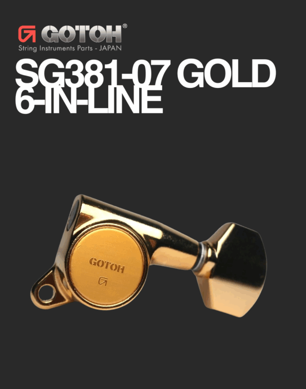 Gotoh Electric 6 in line - SG381-07 Gold
