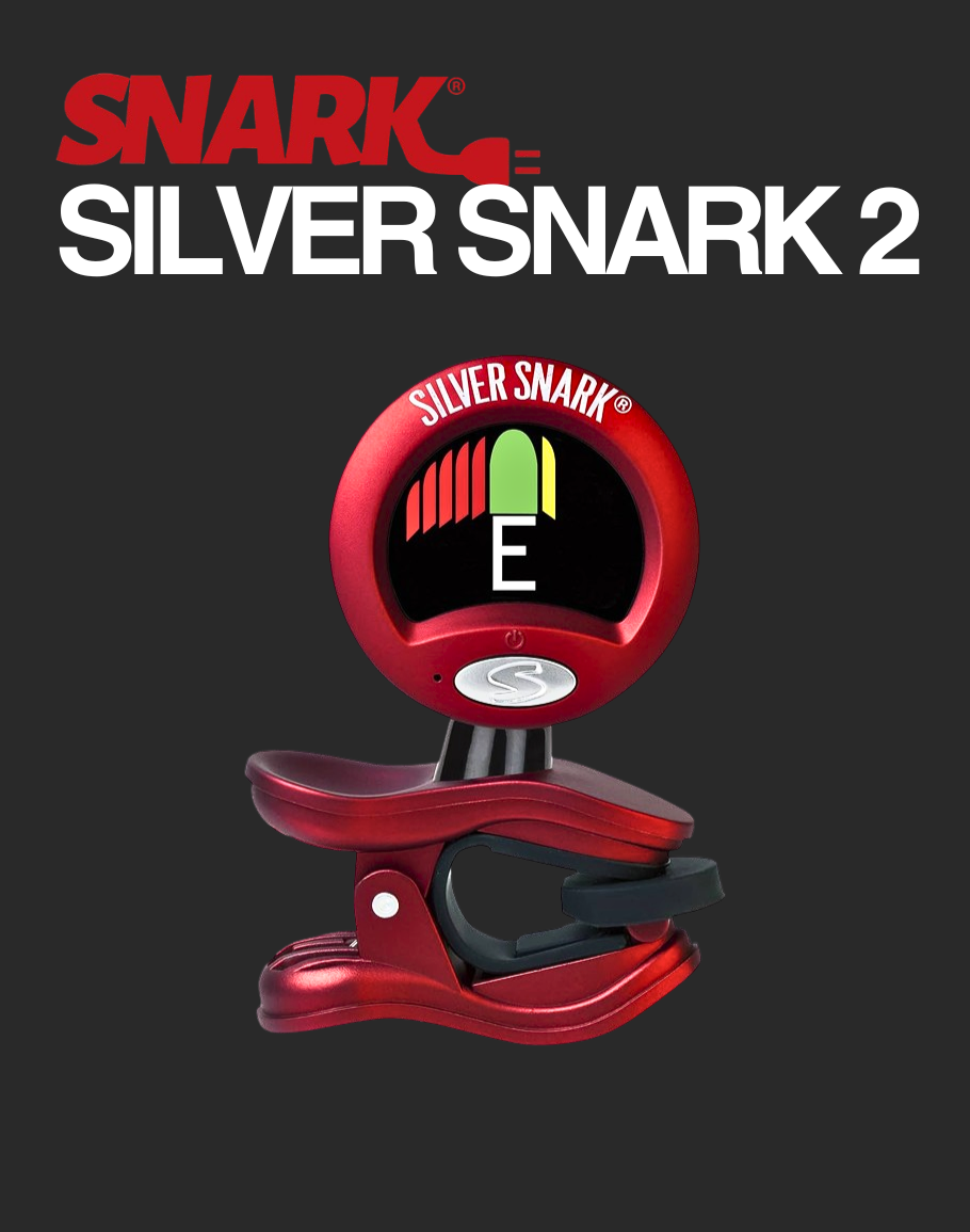 Snark Silver Snark Clip-on Tuner - SIL-Red