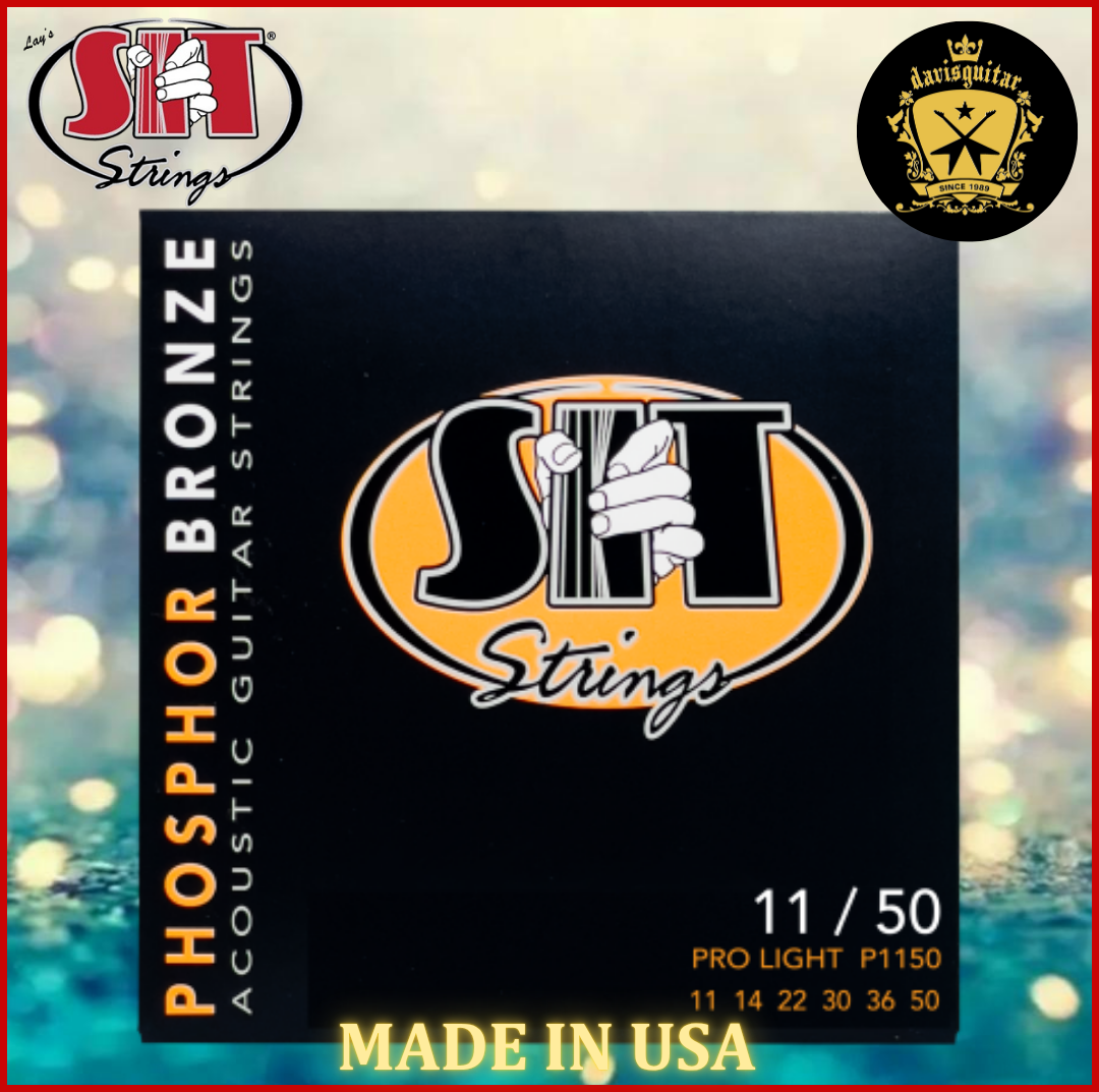 SIT P1150 Acoustic Guitar String Phosphor Bronze 11-50 Pro Light