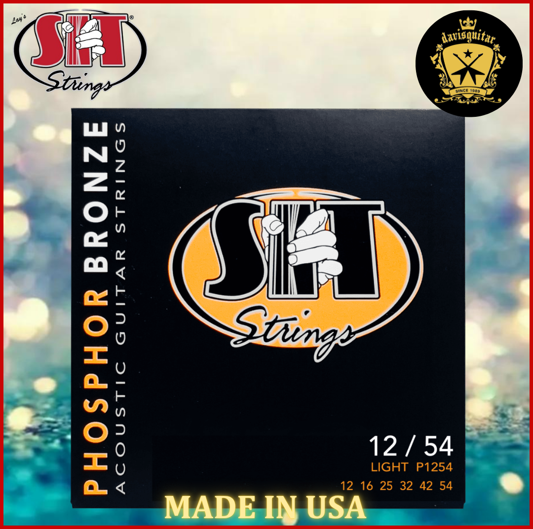 SIT P1254 Acoustic Guitar String Phosphor Bronze 12-54 Light