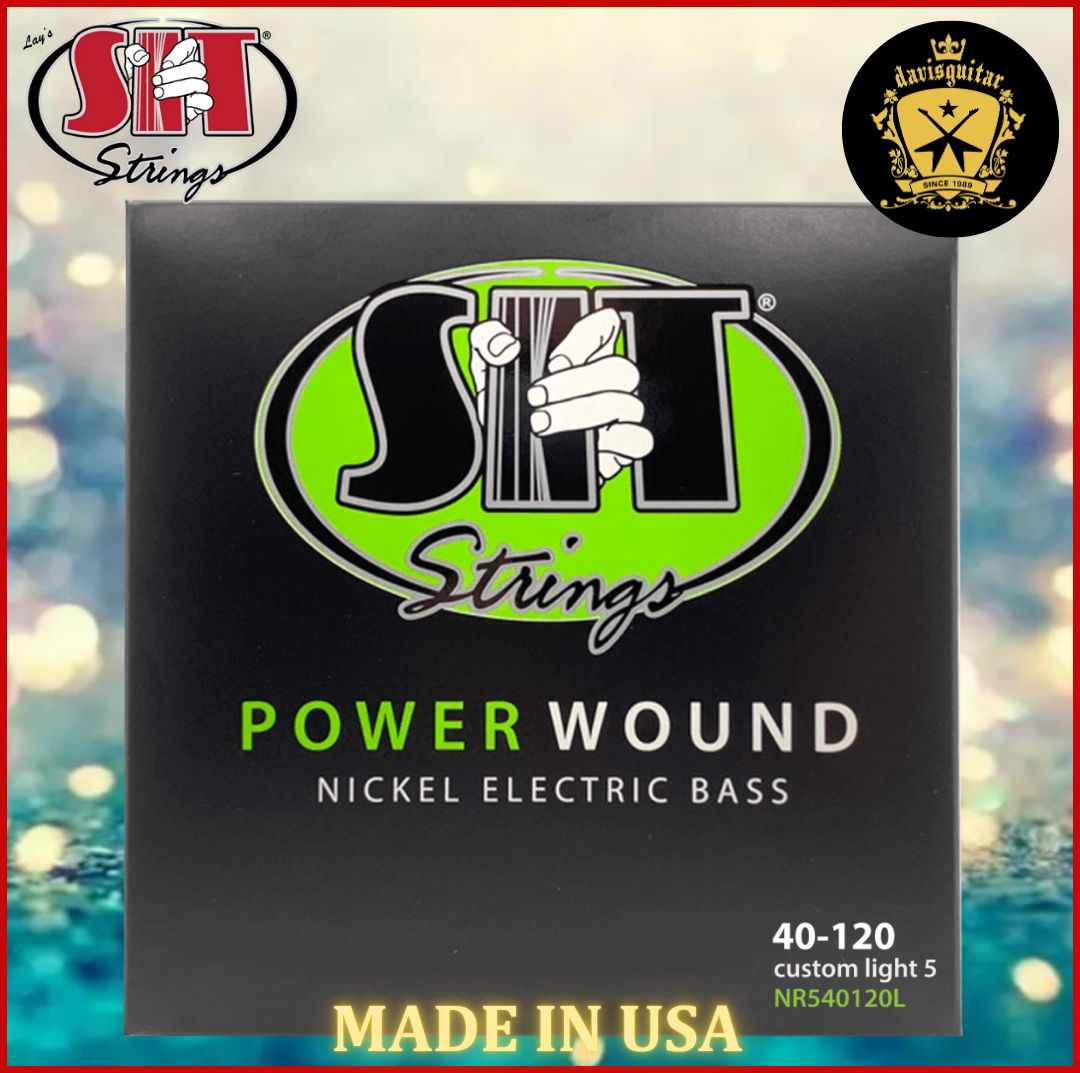 SIT 40-120 Electric Bass Guitar Power Wound Nickel 5 Strings