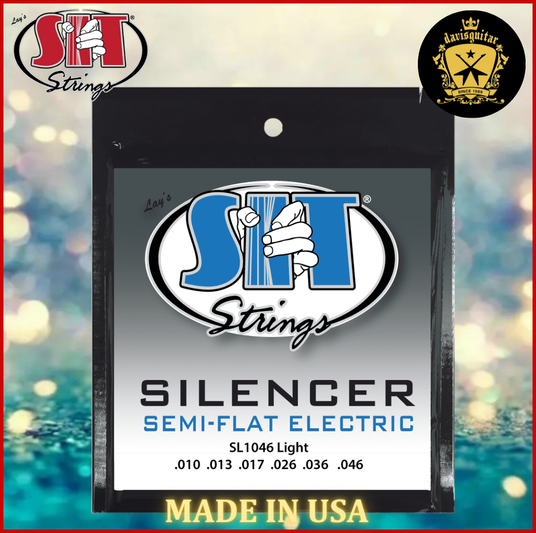 SIT 10-46 Silencer Semi-Flat Nickel Electric Guitar Strings
