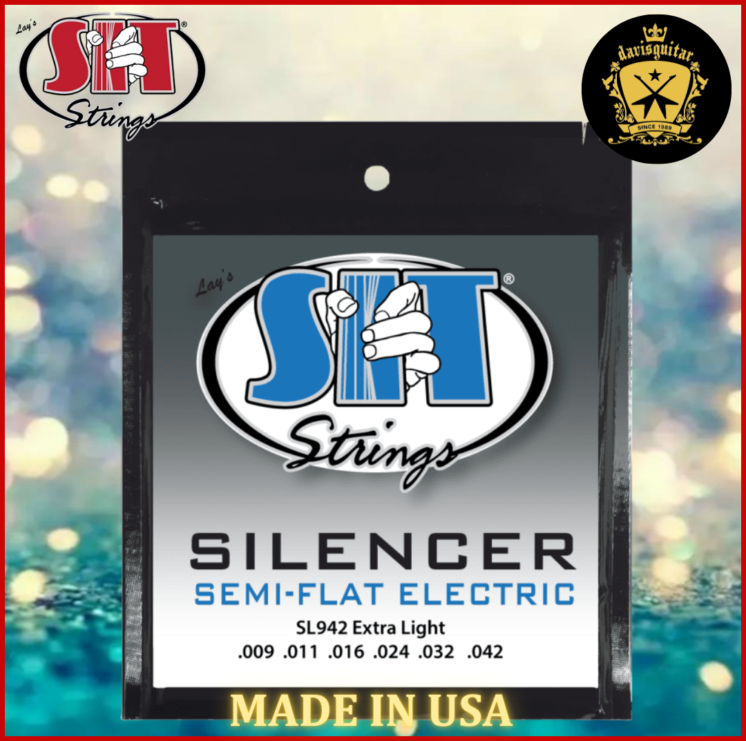 SIT 9-42 Silencer Semi-Flat Nickel Electric Guitar Strings
