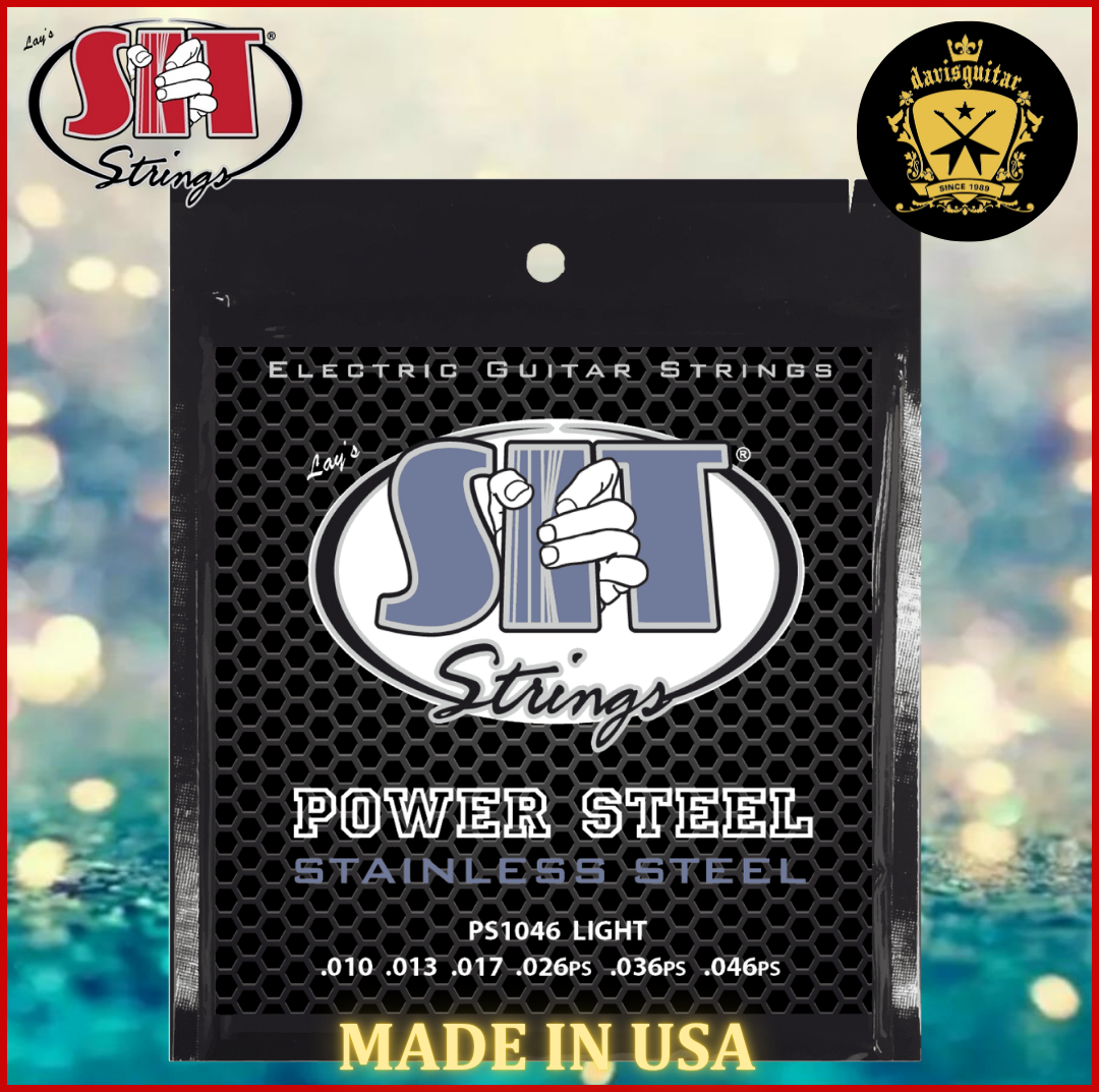 SIT 10-46 Power Steel Stainless Steel Electric Guitar Strings