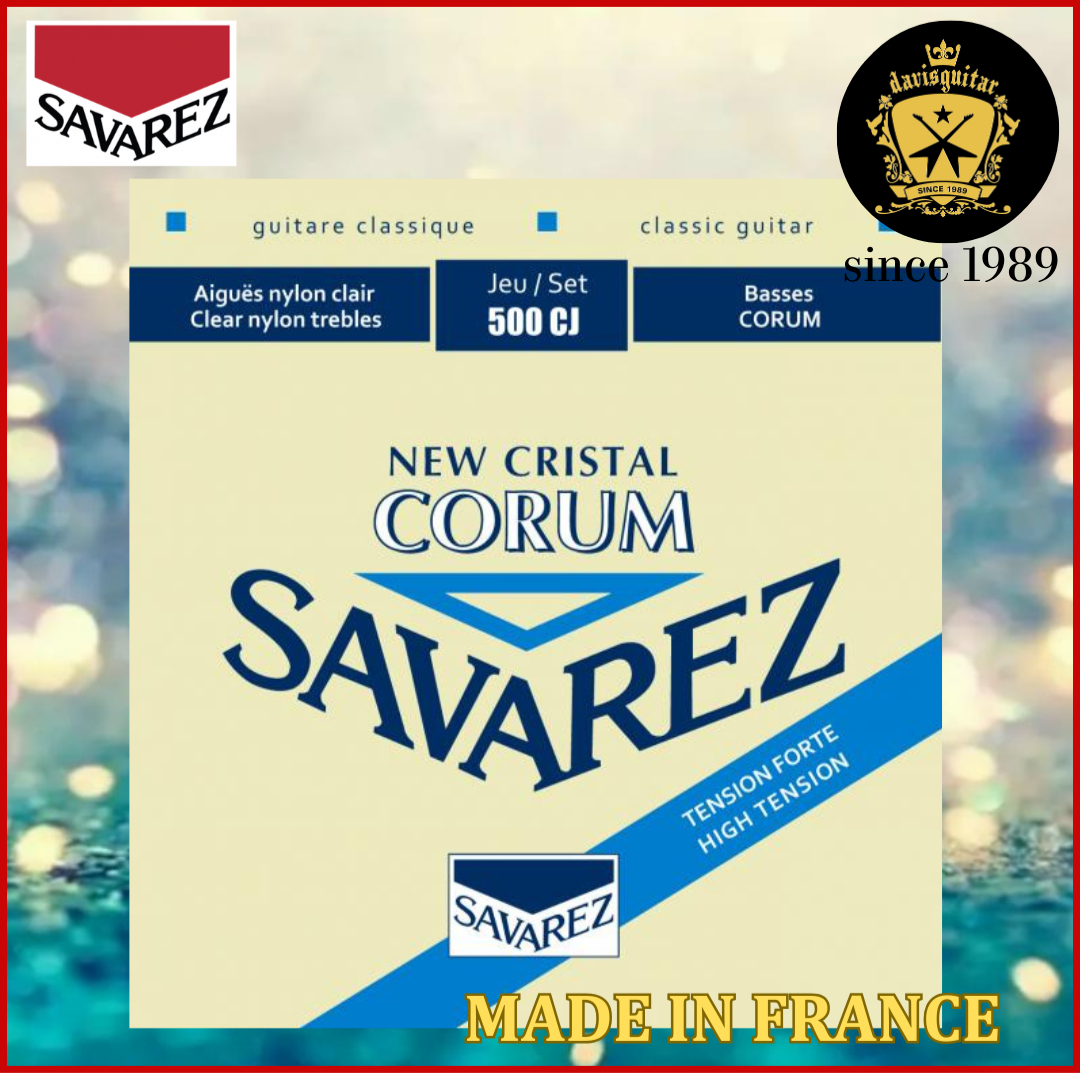 Savarez 500CJ Classical Guitar Srings New Cristal Corum High Tension