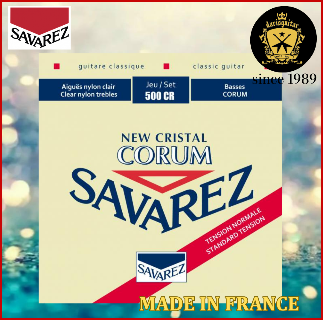 Savarez 500CR Classical Guitar Nylon Strings New Cristal Corum Normal Tension