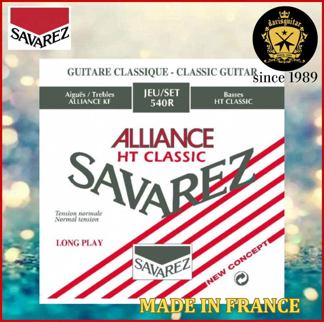 Savarez 540R Classical Guitar Nylon Strings Alliance HT Classic Normal Tension