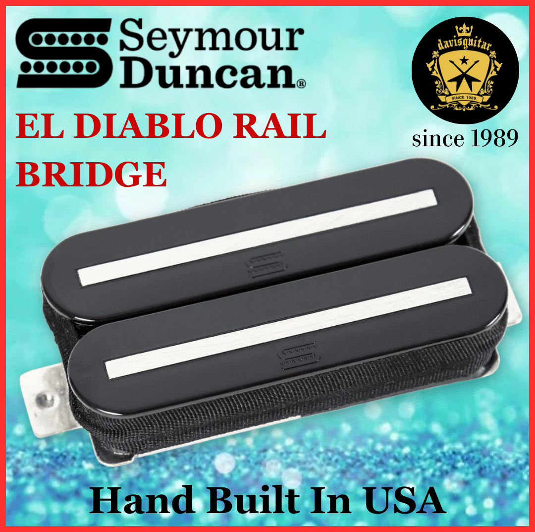 Seymour Duncan El Diablo Rail Bridge Black Humbucker Electric Guitar Pickup