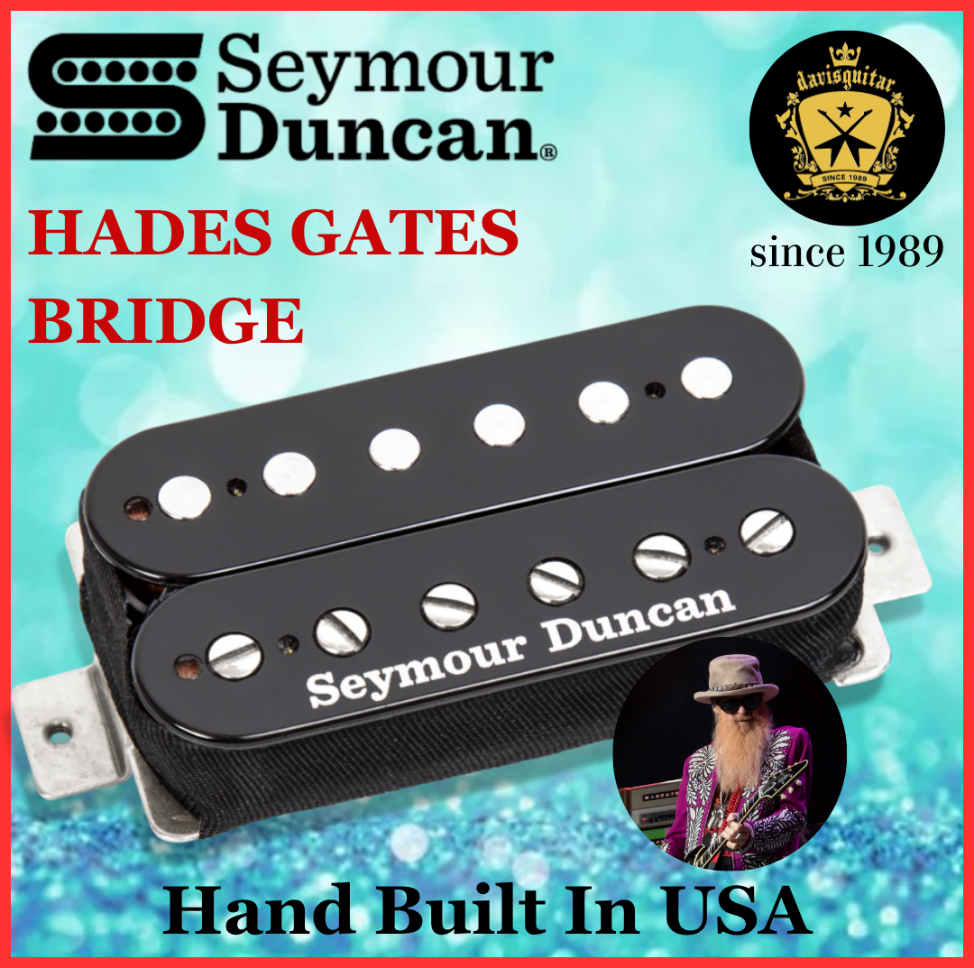 Seymour Duncan Billy Gibbons Hade Gates Black Bridge Humbucker Electric Guitar Pickup