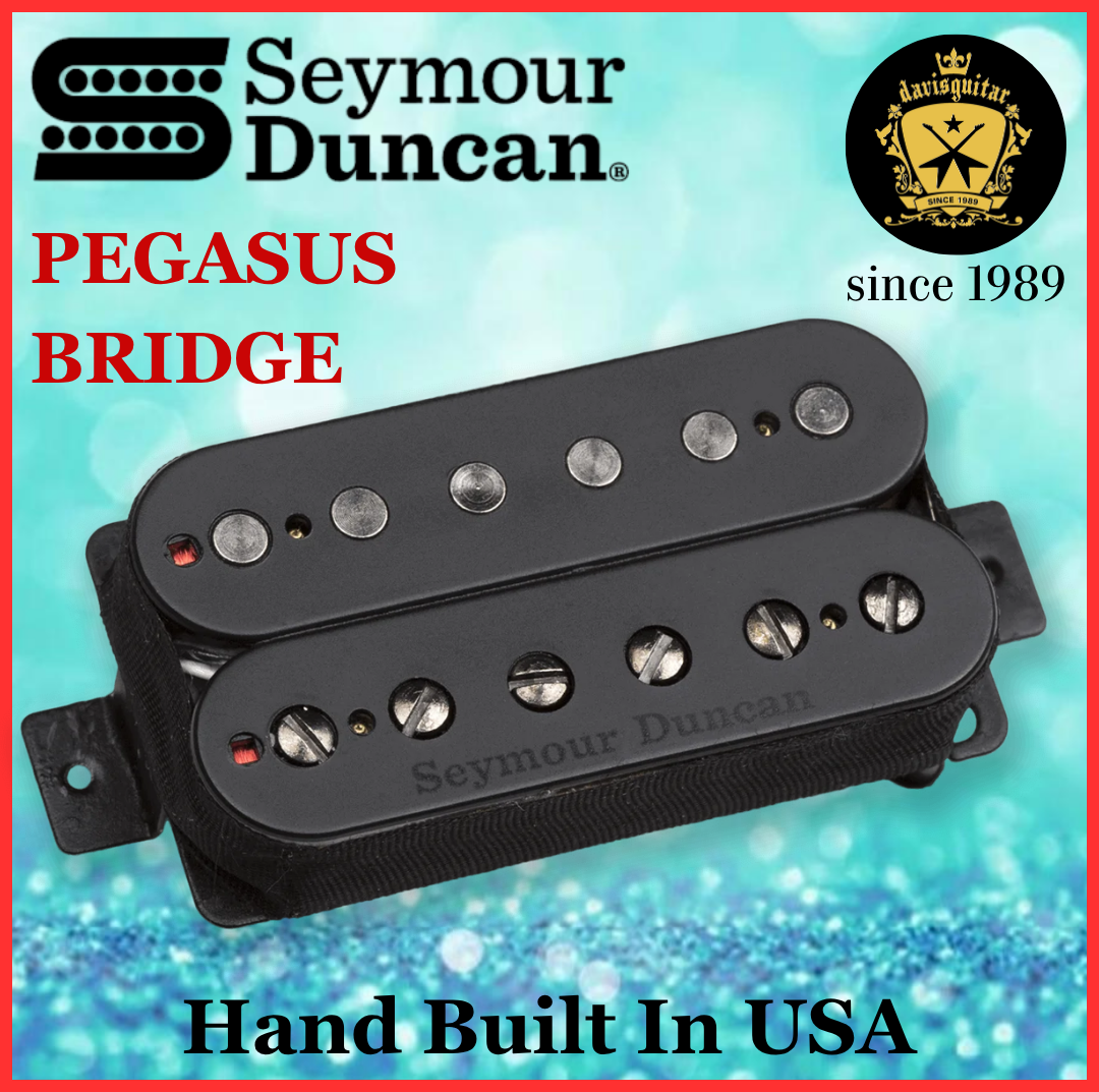 Seymour Duncan Pegasus Bridge Black Humbucker Electric Guitar Pickup
