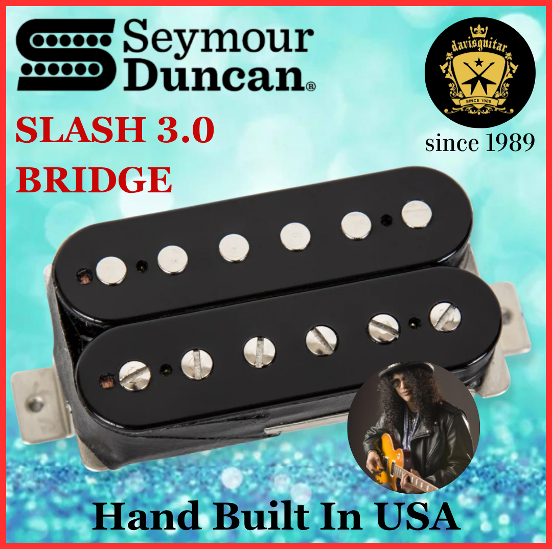 Seymour Duncan Slash 3.0 Bridge Black Humbucker Electric Guitar Pickup