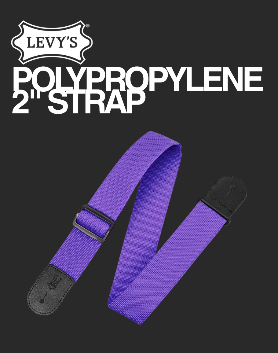 Levy’s Guitar Strap – M8POLY-PRP