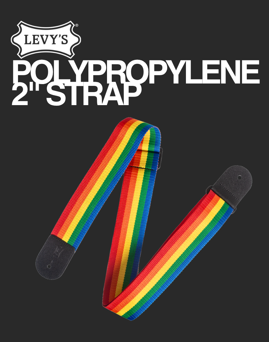 Levy’s Guitar Strap - M8POLY-RNB