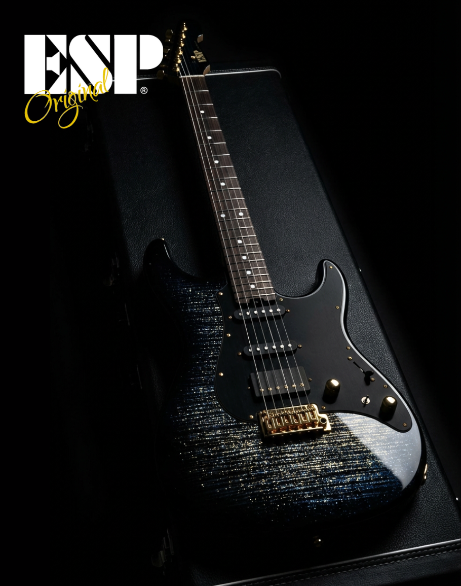 PRE-ORDER ESP Snapper AL/HR - Glitter Storm Black