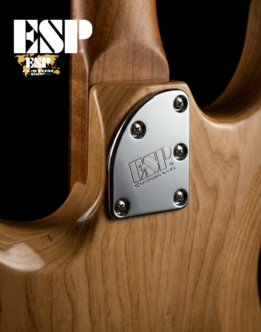 PRE-ORDER ESP Snapper Custom Roasted Maple - ST Blue Sunburst