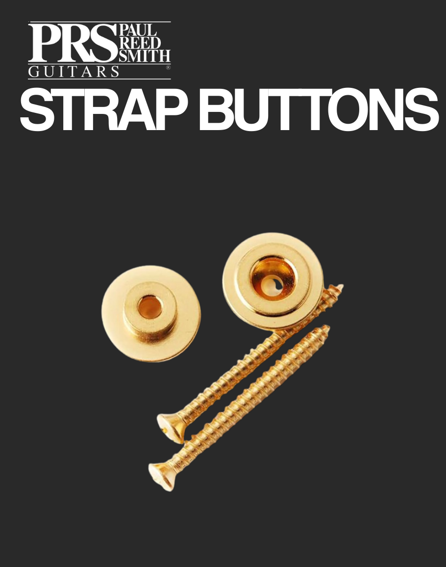 PRS Strap Buttons - Gold