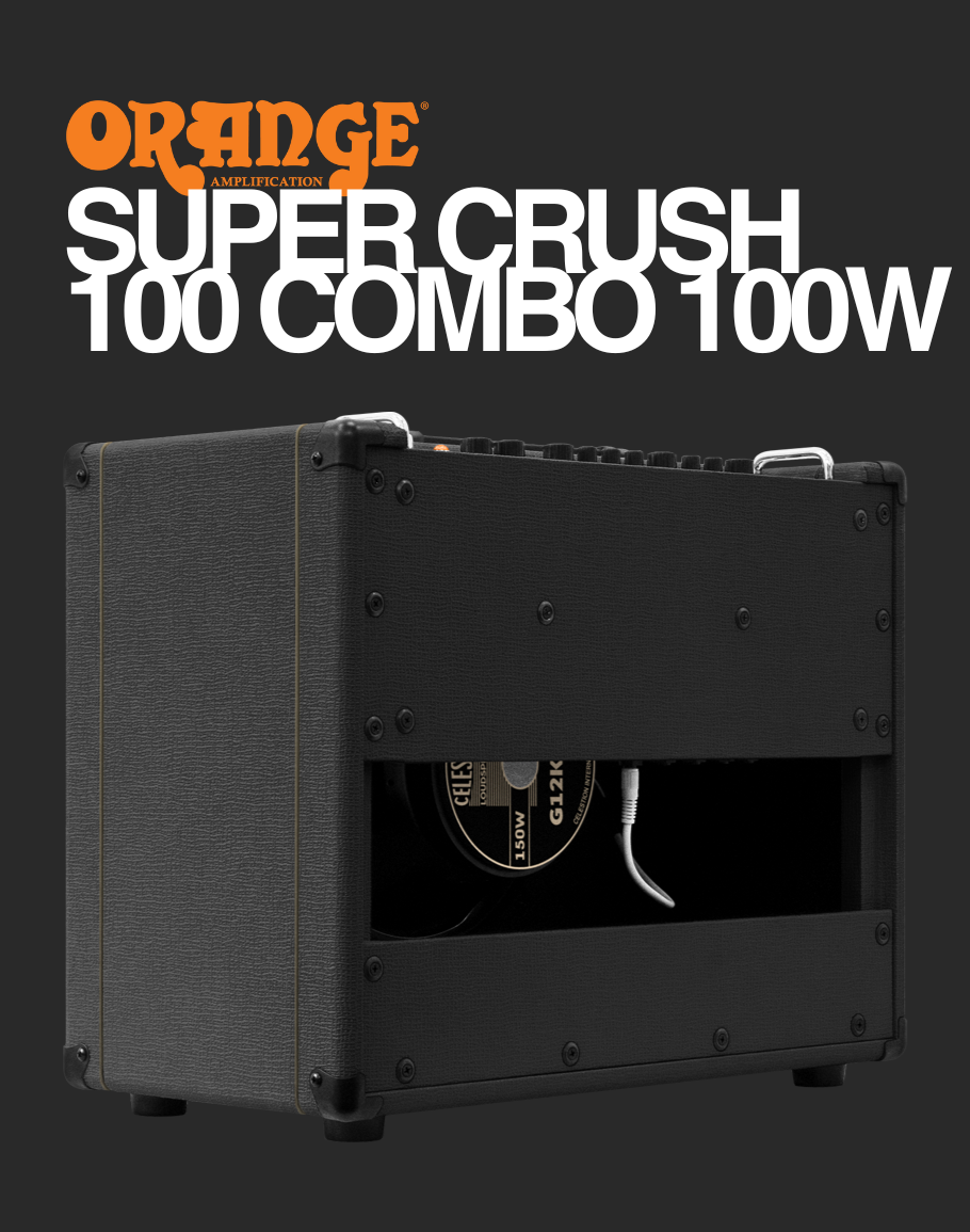 Orange Super Crush 100 Combo - Black