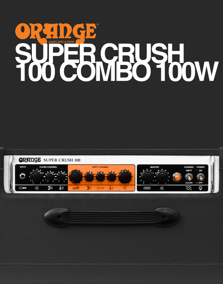 Orange Super Crush 100 Combo - Black