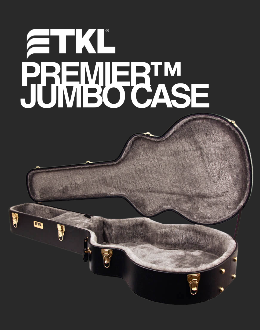 TKL Premier Jumbo 6/12 String Hardshell Case