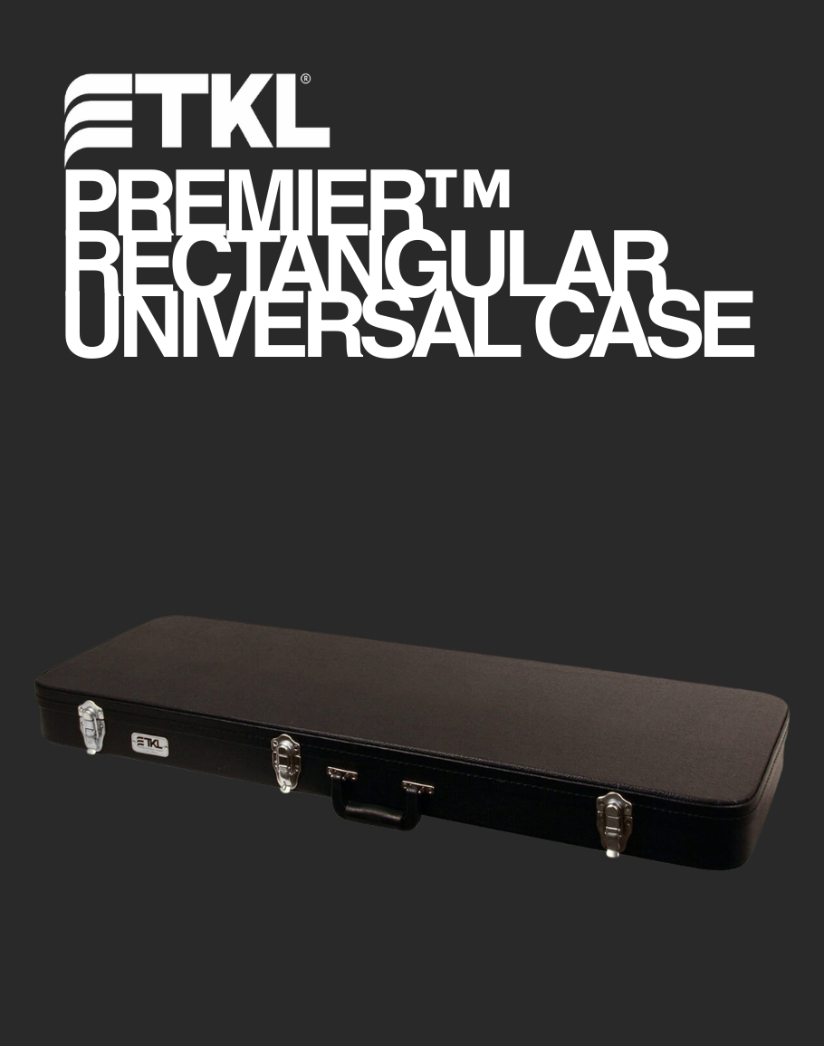 TKL Premier Rectangular Strat-Style Hardshell Case
