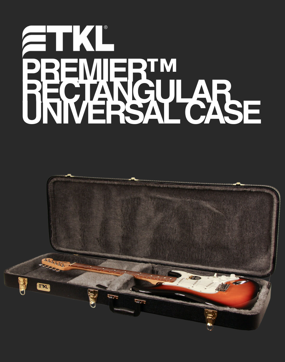 TKL Premier Rectangular Strat-Style Hardshell Case