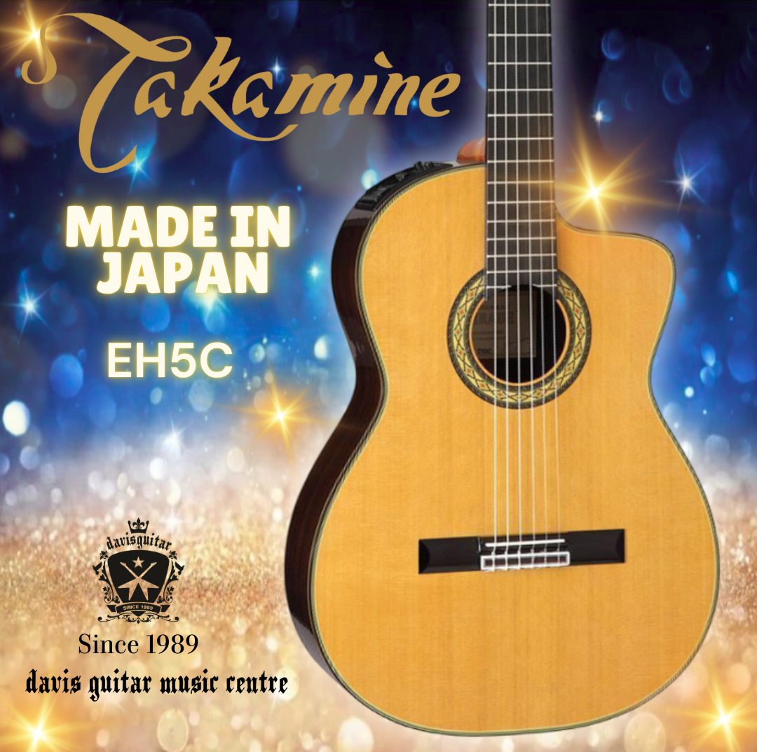Takamine Electric Classical Guitar EH5C Cutaway Made In Japan