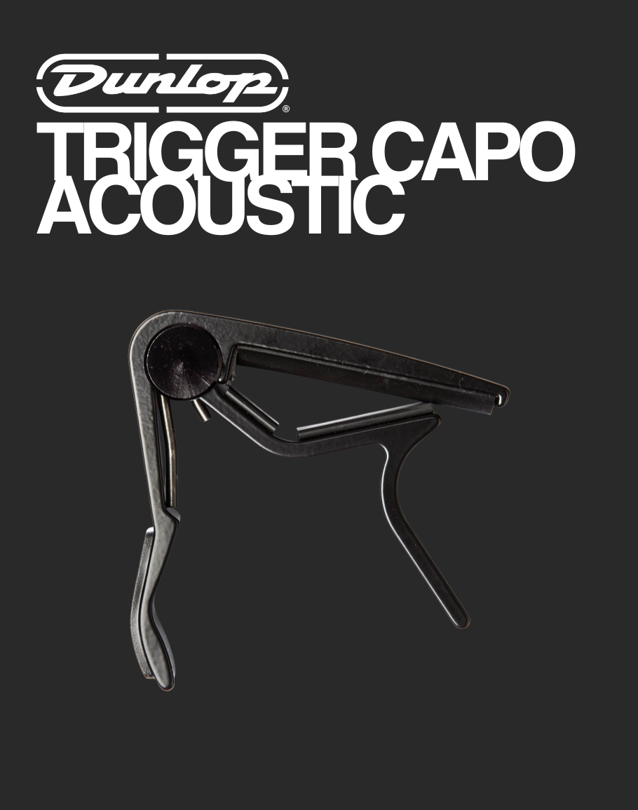 Dunlop Trigger Acoustic Capo - Black