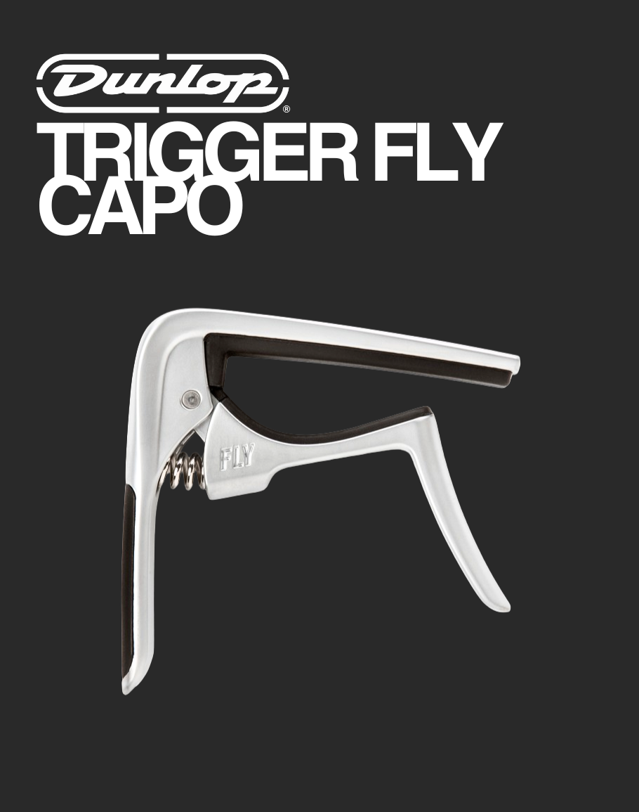 Dunlop Trigger Fly Capo - Satin Chrome