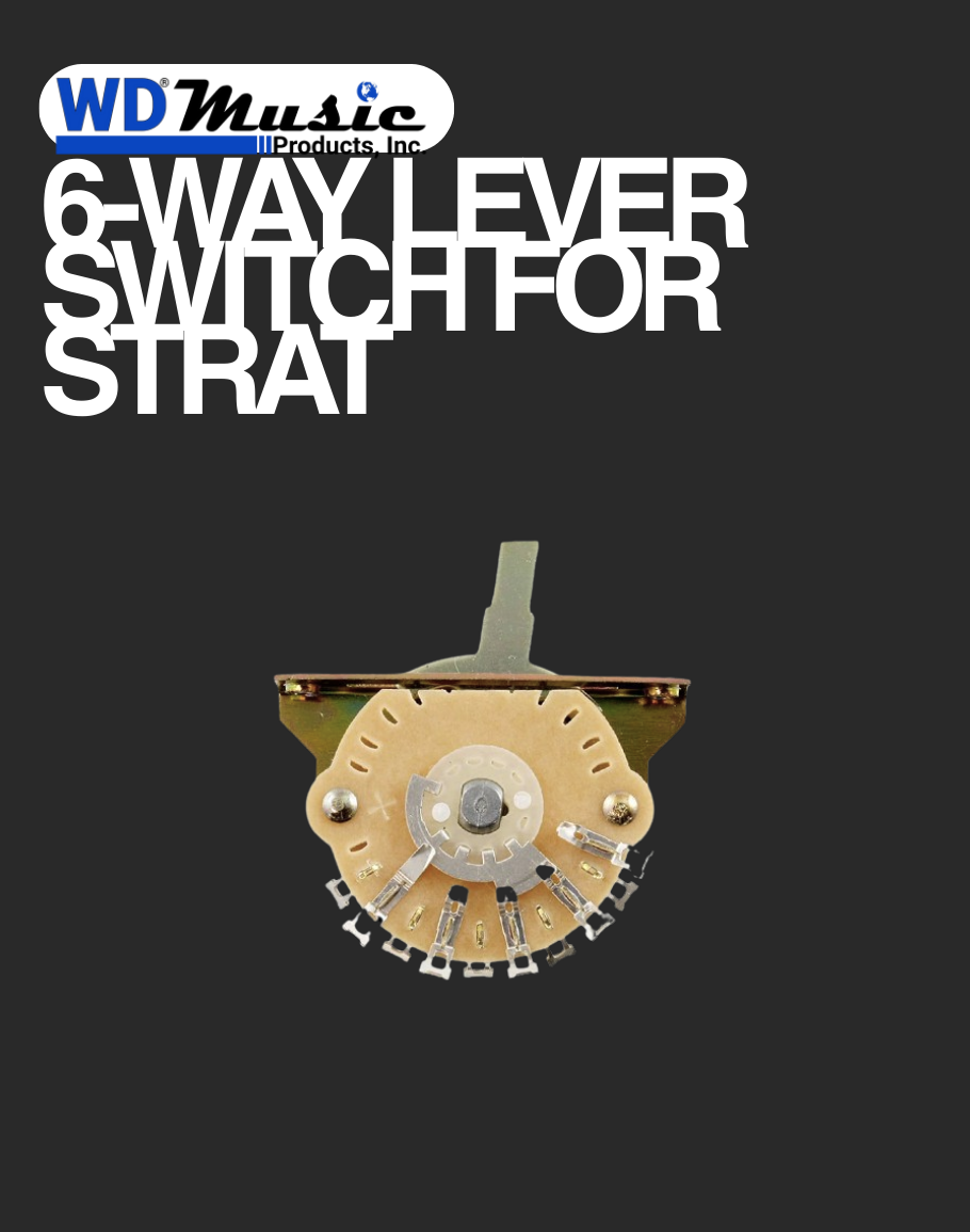 WD 6-way Lever Switch for Strat