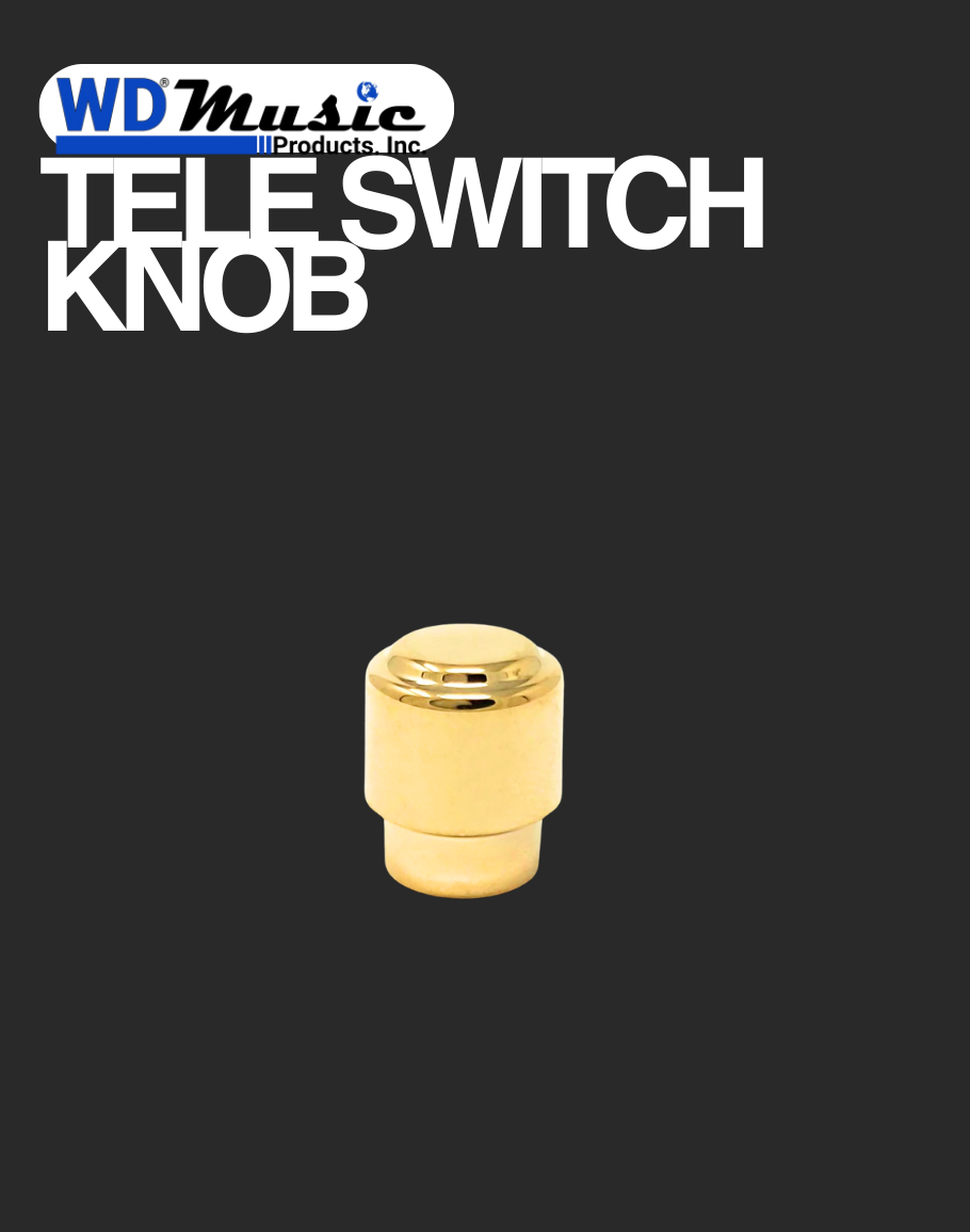 WD Tele Selector Switch Knob - Gold