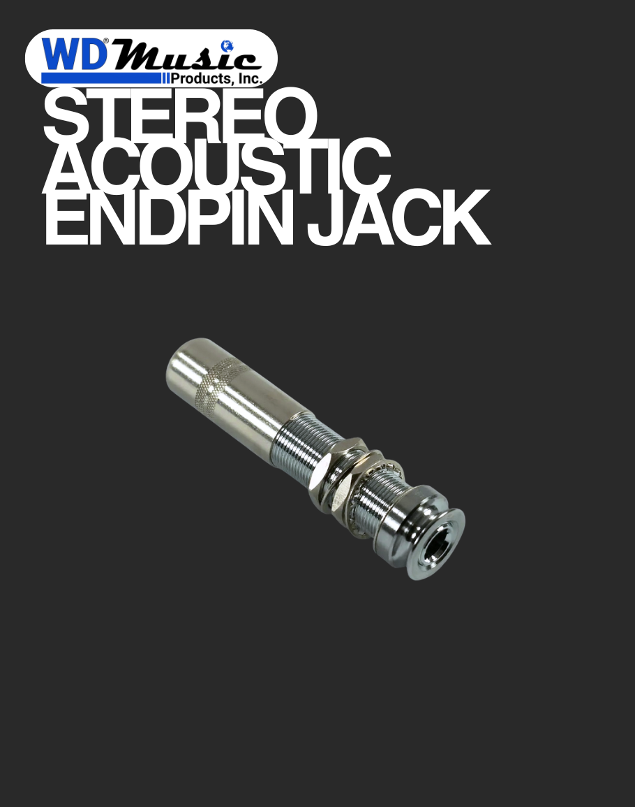 WD Stereo Acoustic Endpin Jack