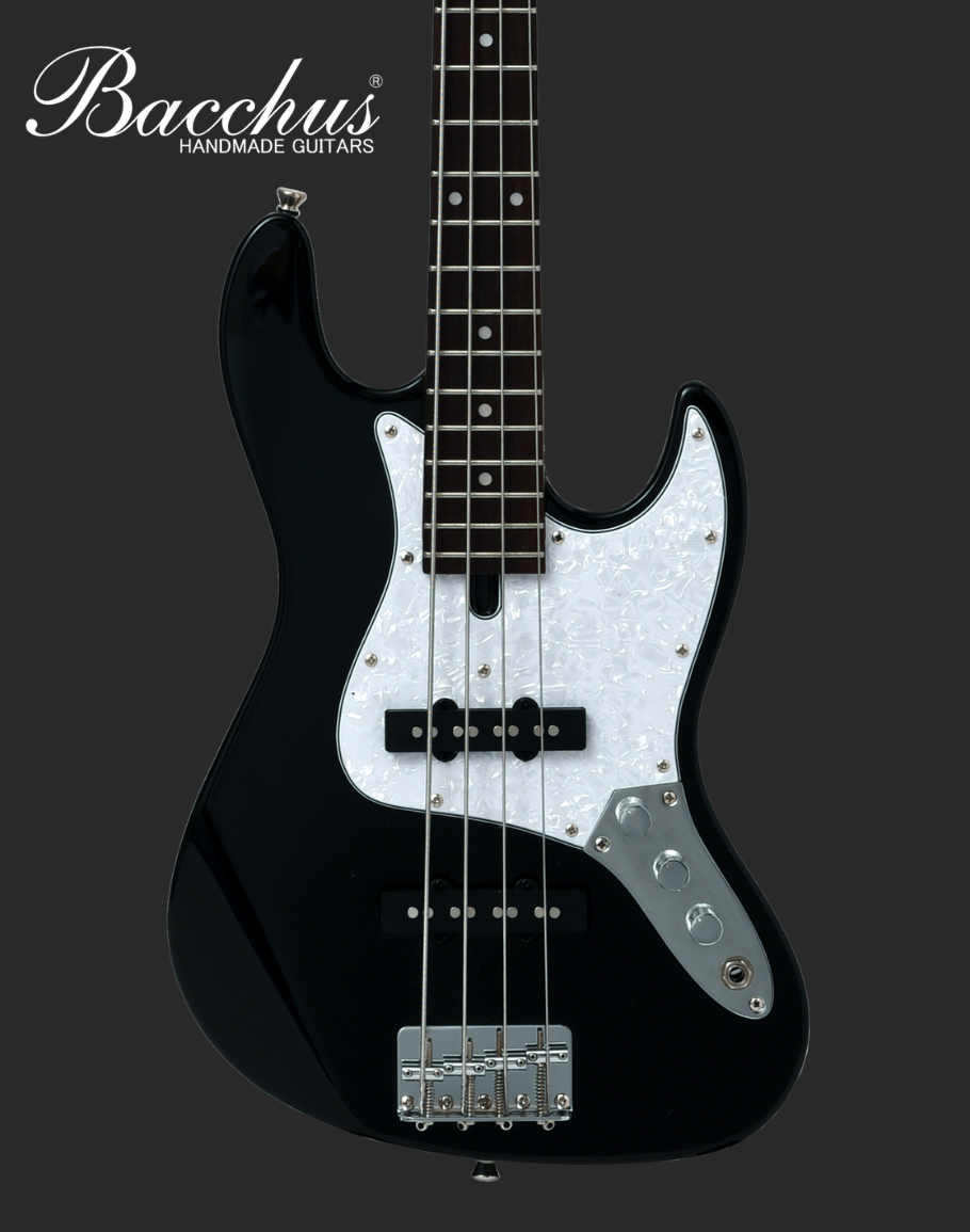 Bacchus Bass Guitar WJB-Mini/R - Black – Davis Guitar