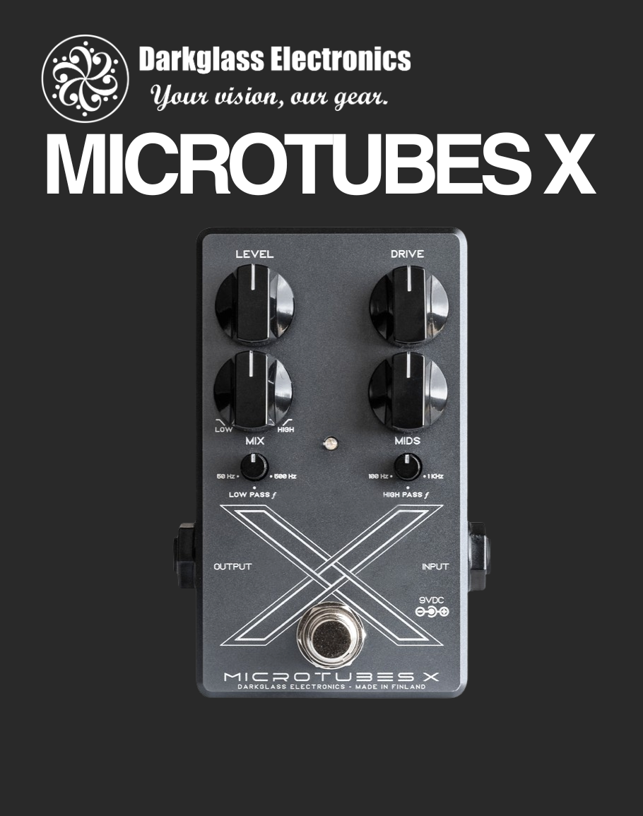 bass saturation pedal PRE-ORDER Darkglass Microtubes X – Davis Guitar