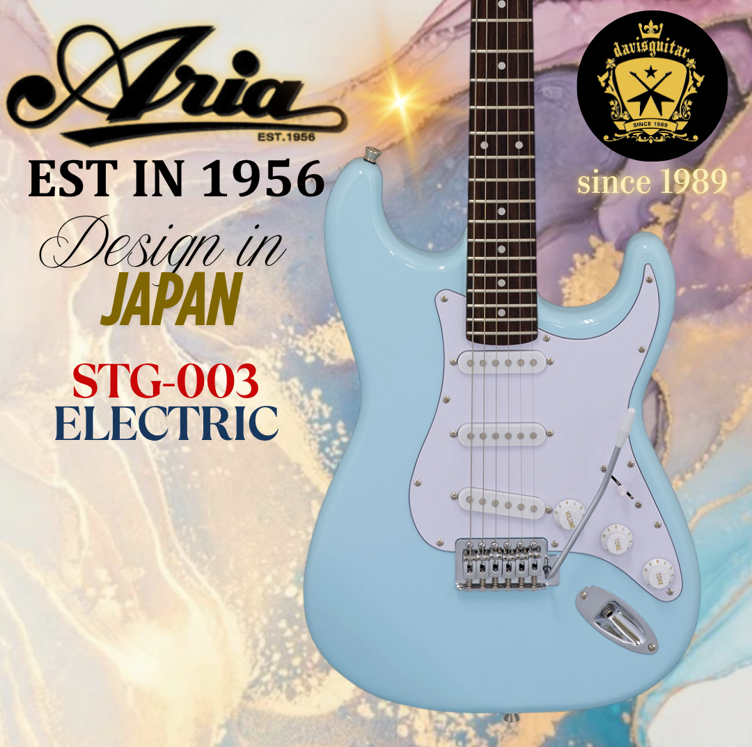 Aria Electric Guitar STG-003 Sonic Blue